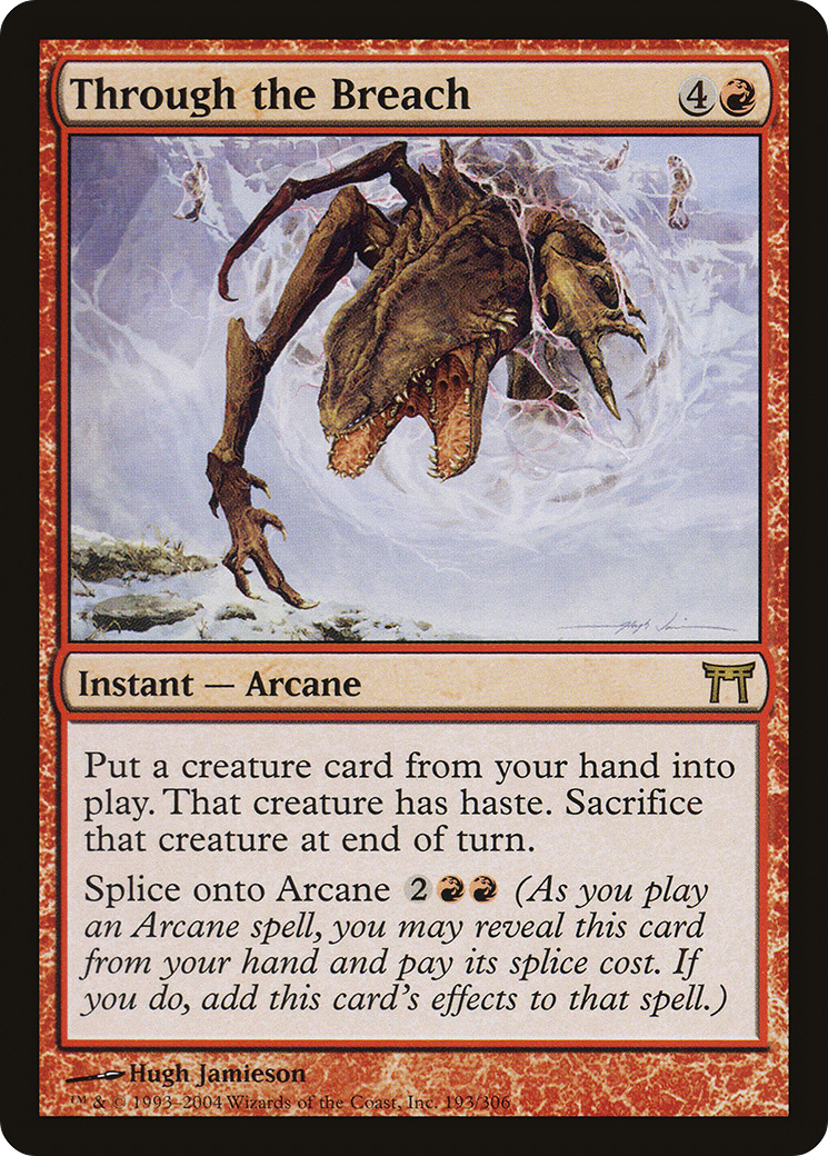 Through the Breach [Champions of Kamigawa] Foil