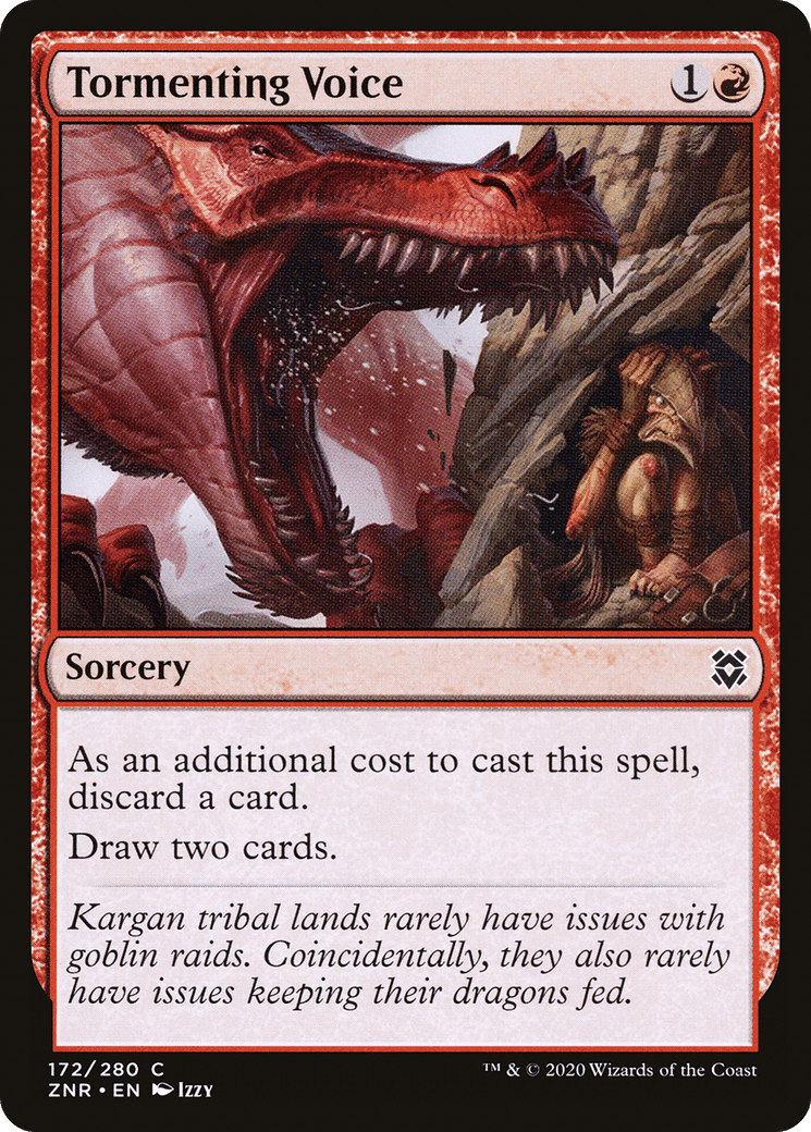 Tormenting Voice [Zendikar Rising] Foil