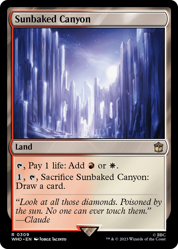 Sunbaked Canyon [Doctor Who] Foil