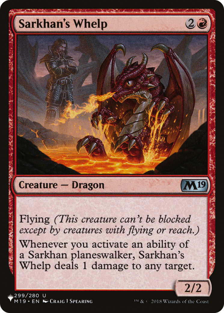 Sarkhan's Whelp |  (M19-299) [The List]