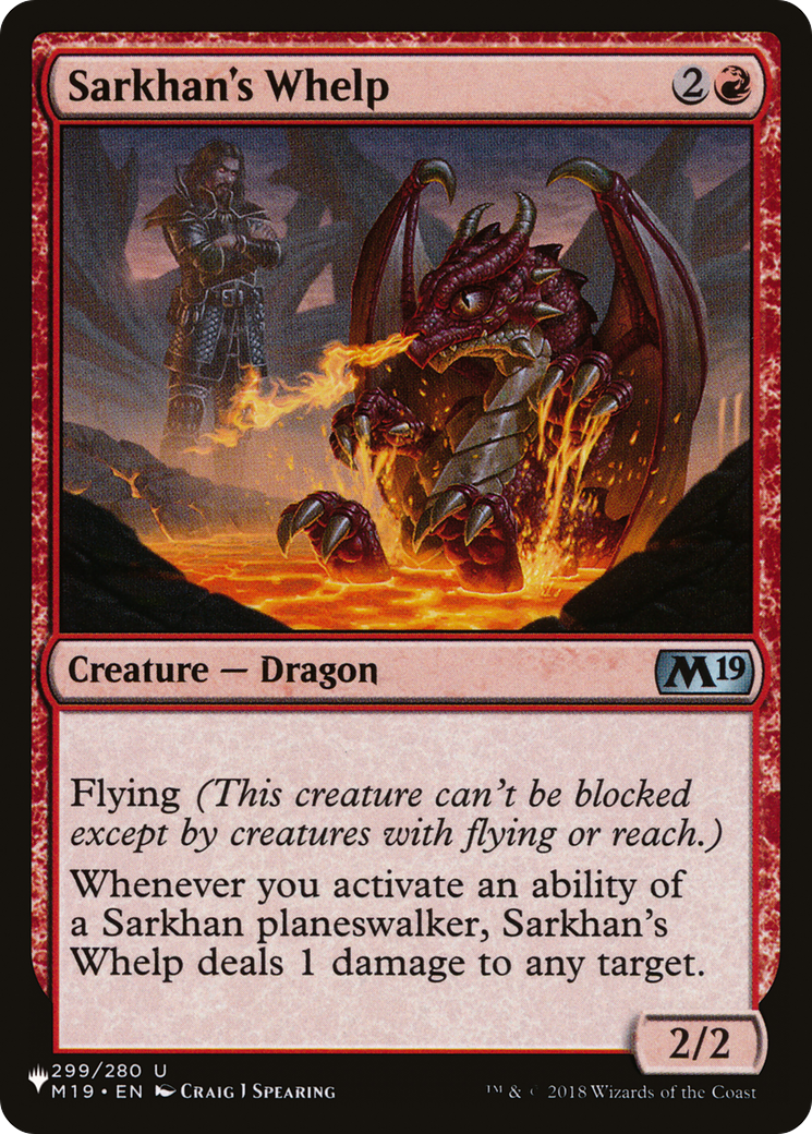Sarkhan's Whelp |  (M19-299) [The List]