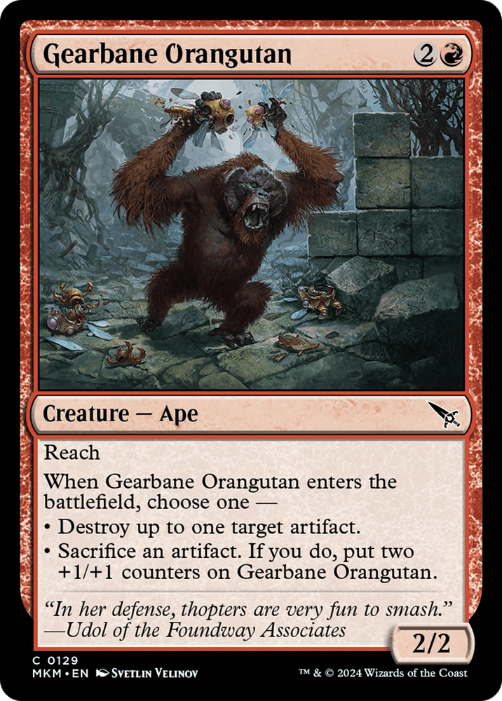 Gearbane Orangutan [Murders at Karlov Manor]