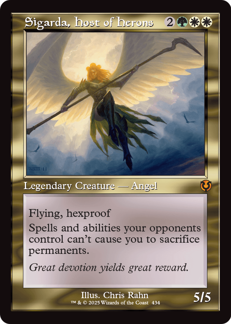 Sigarda, Host of Herons (Retro Frame) (-434) [Innistrad Remastered]