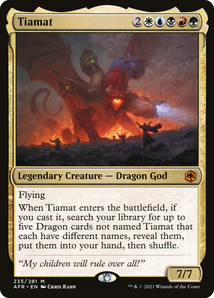 Tiamat [Dungeons & Dragons: Adventures in the Forgotten Realms] Foil