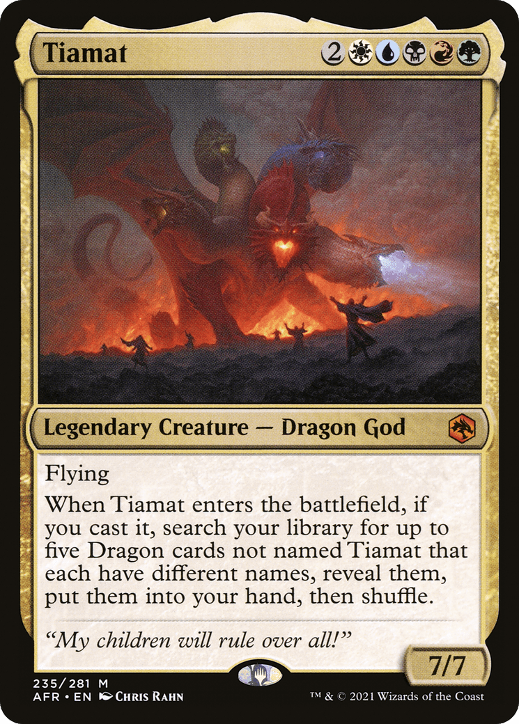 Tiamat [Dungeons & Dragons: Adventures in the Forgotten Realms] Foil