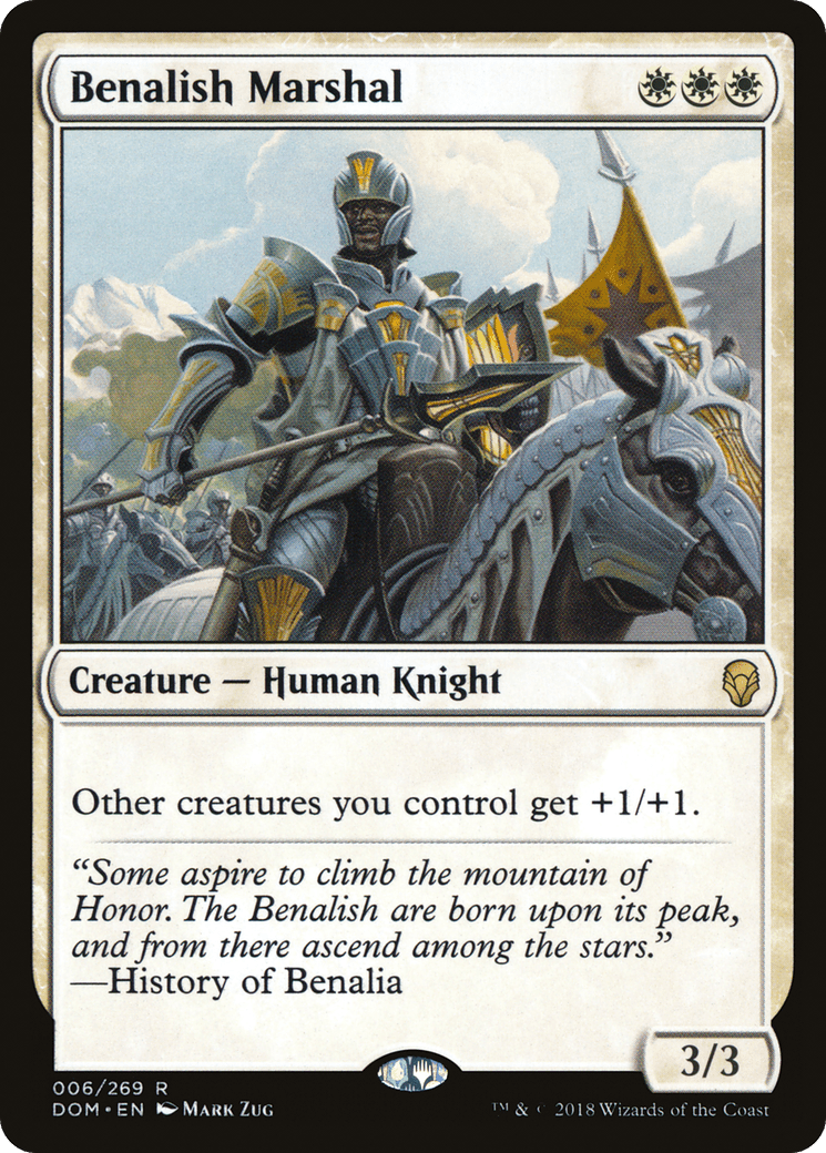 Benalish Marshal [Dominaria] Foil