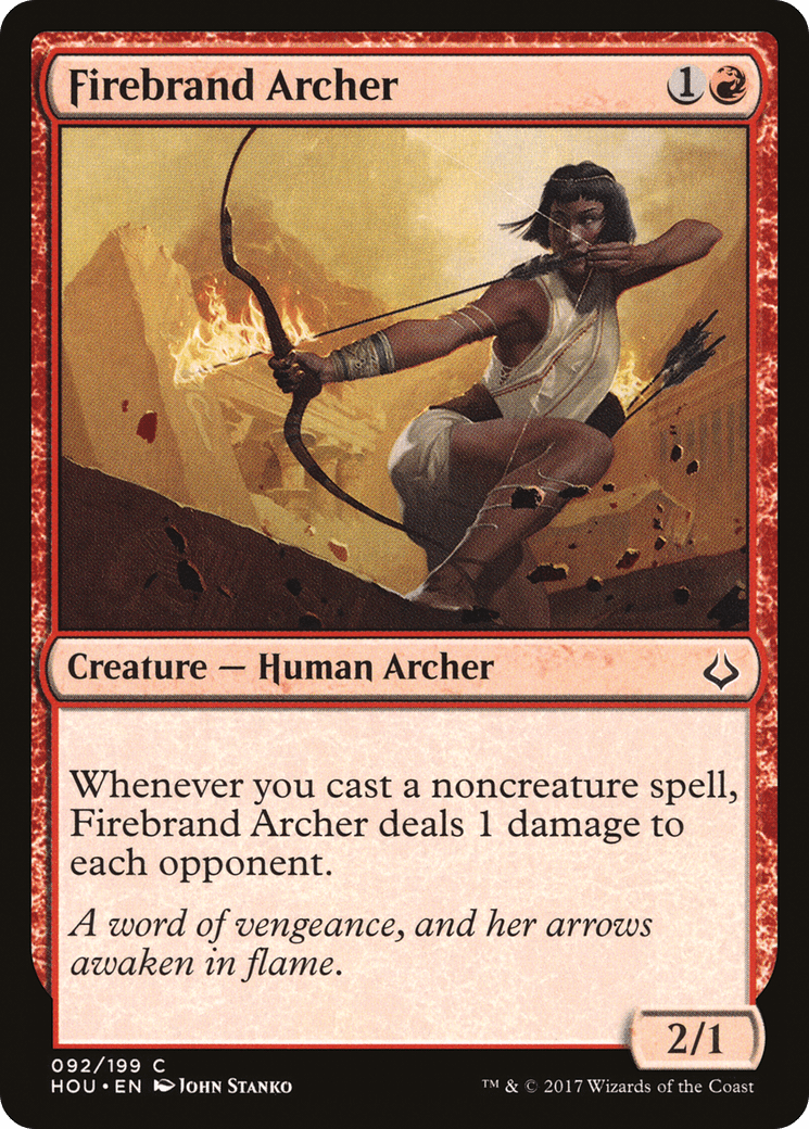 Firebrand Archer [Hour of Devastation] Foil