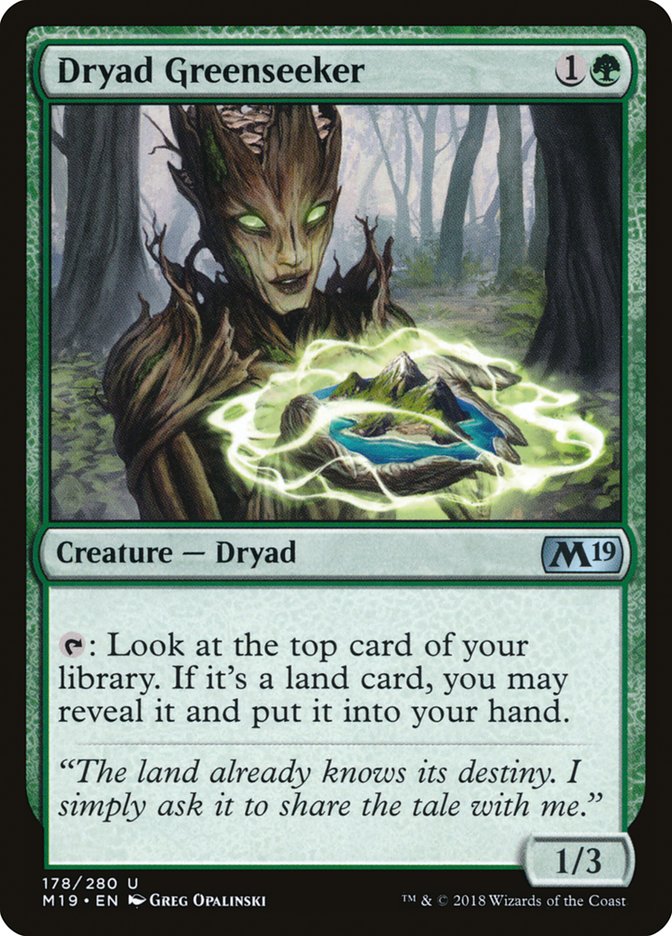 Dryad Greenseeker 178/280 (Core Set 2019) 