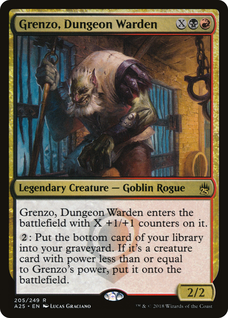 Grenzo, Dungeon Warden [Masters 25] Foil