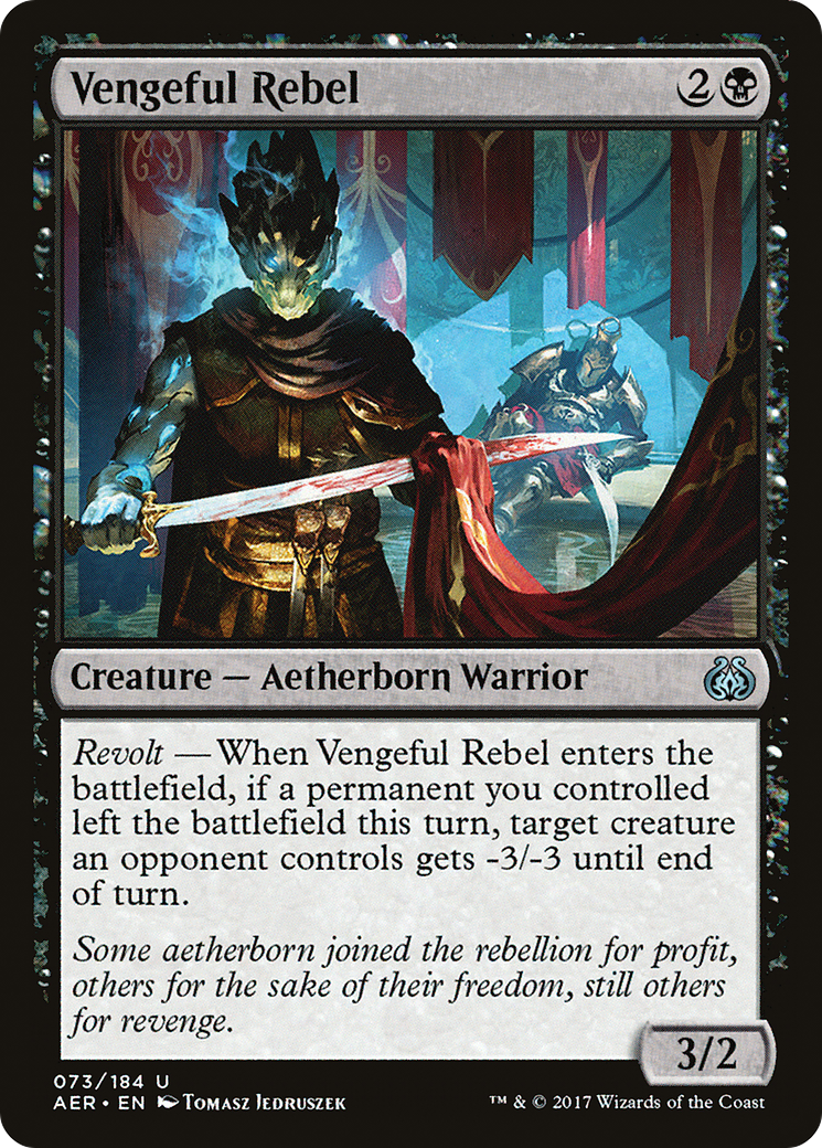 Vengeful Rebel [Aether Revolt] Foil