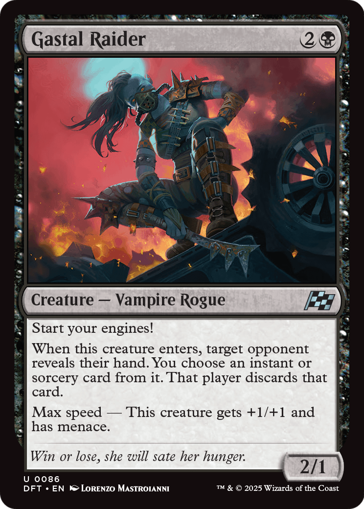 Gastal Raider |  Foil (086) [Aetherdrift]