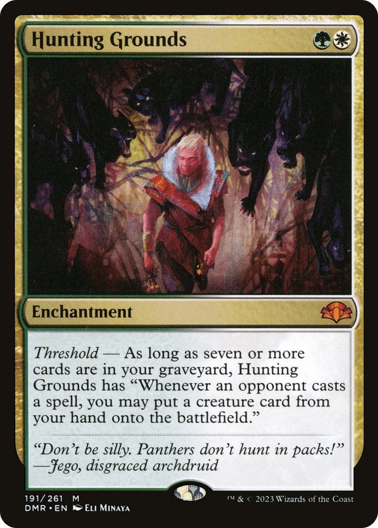 Hunting Grounds [Dominaria Remastered] Foil