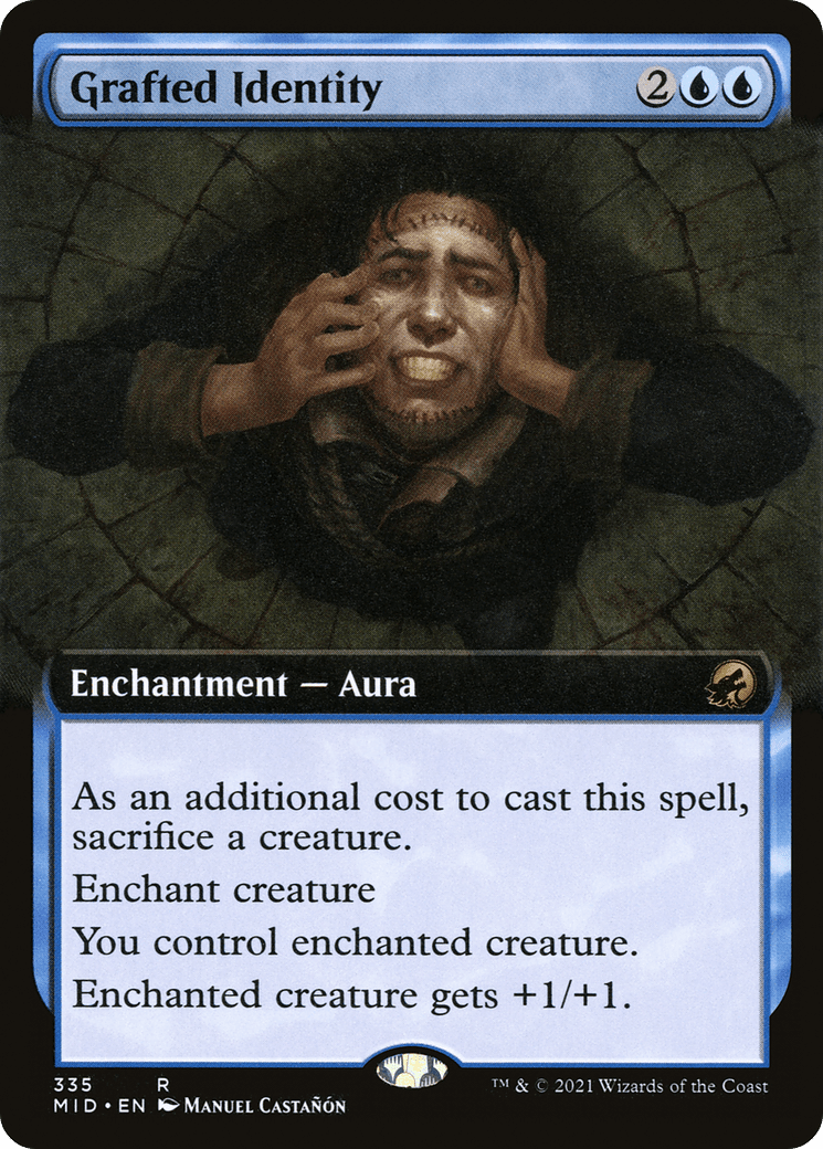 Grafted Identity (Extended Art) [Innistrad: Midnight Hunt] Foil