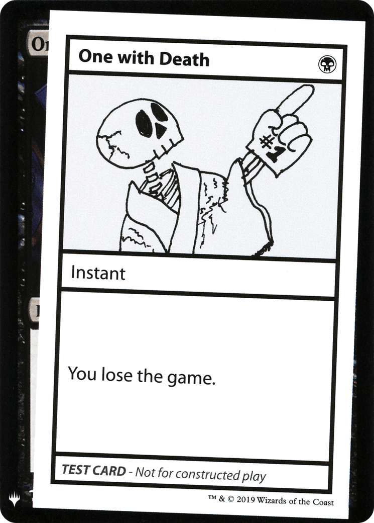 One with Death [Mystery Booster Playtest Cards]