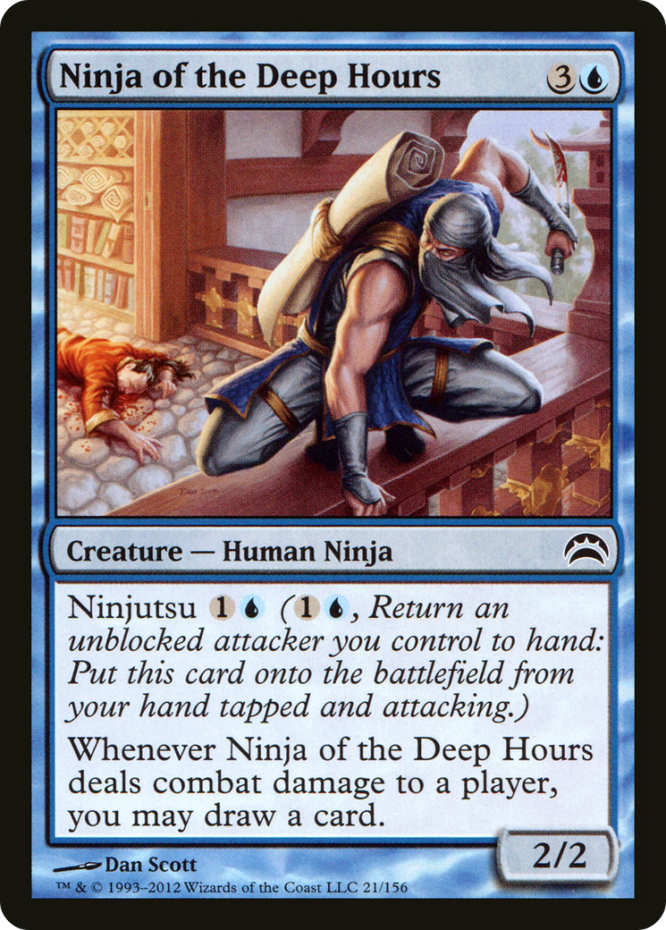 Ninja of the Deep Hours [Planechase 2012] Foil