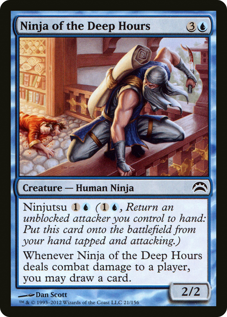 Ninja of the Deep Hours [Planechase 2012] Foil