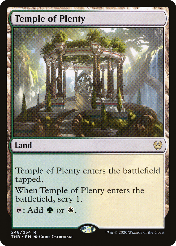 Temple of Plenty [Theros Beyond Death] Foil