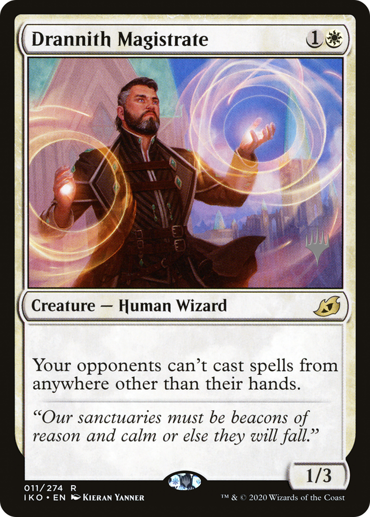 Drannith Magistrate (Promo Pack) [Ikoria: Lair of Behemoths Promos] Foil