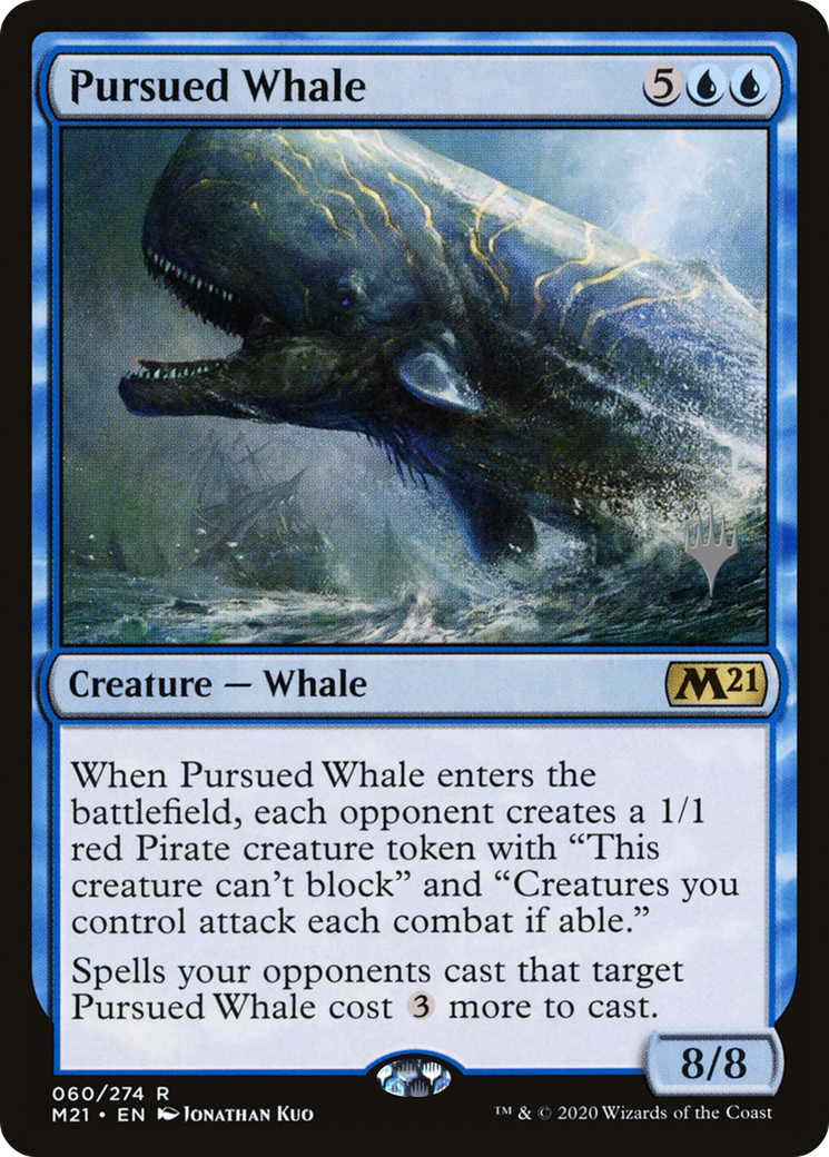 Pursued Whale (Promo Pack) [Core Set 2021 Promos] Foil