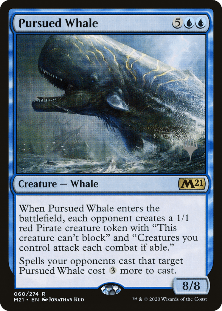 Pursued Whale (Promo Pack) [Core Set 2021 Promos] Foil