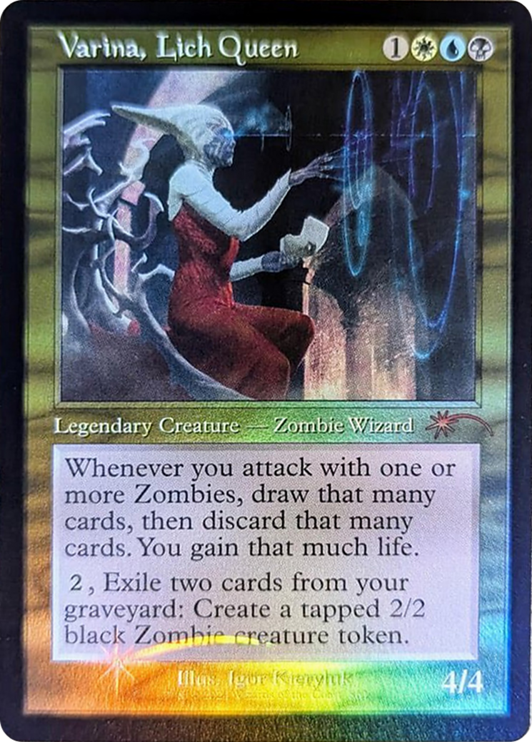 Varina, Lich Queen (Retro Frame) (861) [Secret Lair Drop Series]  Foil