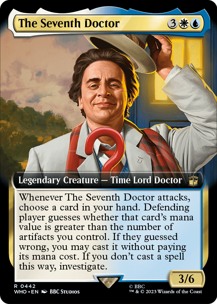 The Seventh Doctor (Extended Art) [Doctor Who] Foil