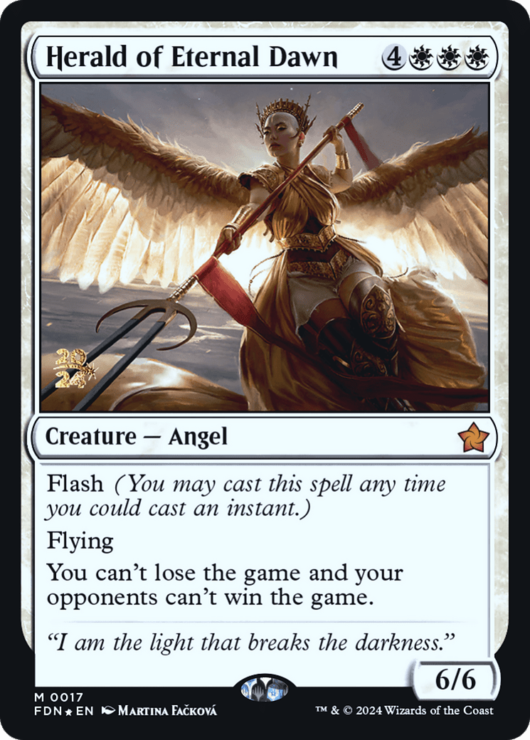 Herald of Eternal Dawn (-017) - Prerelease Cards