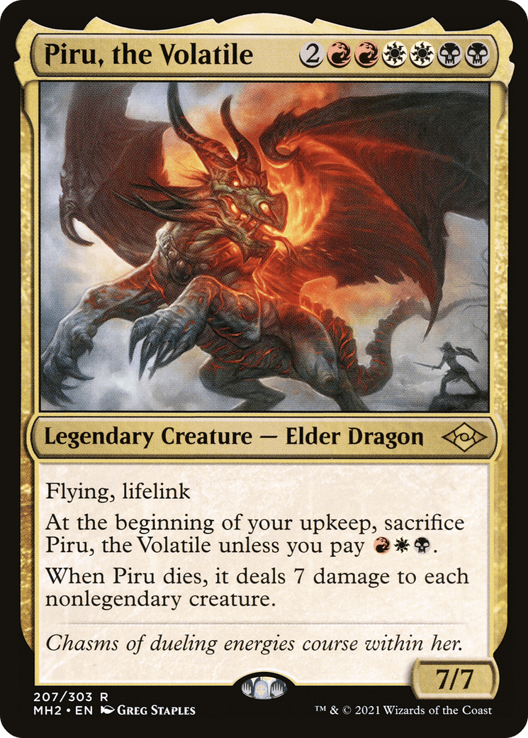 Piru, the Volatile [Modern Horizons 2] Foil
