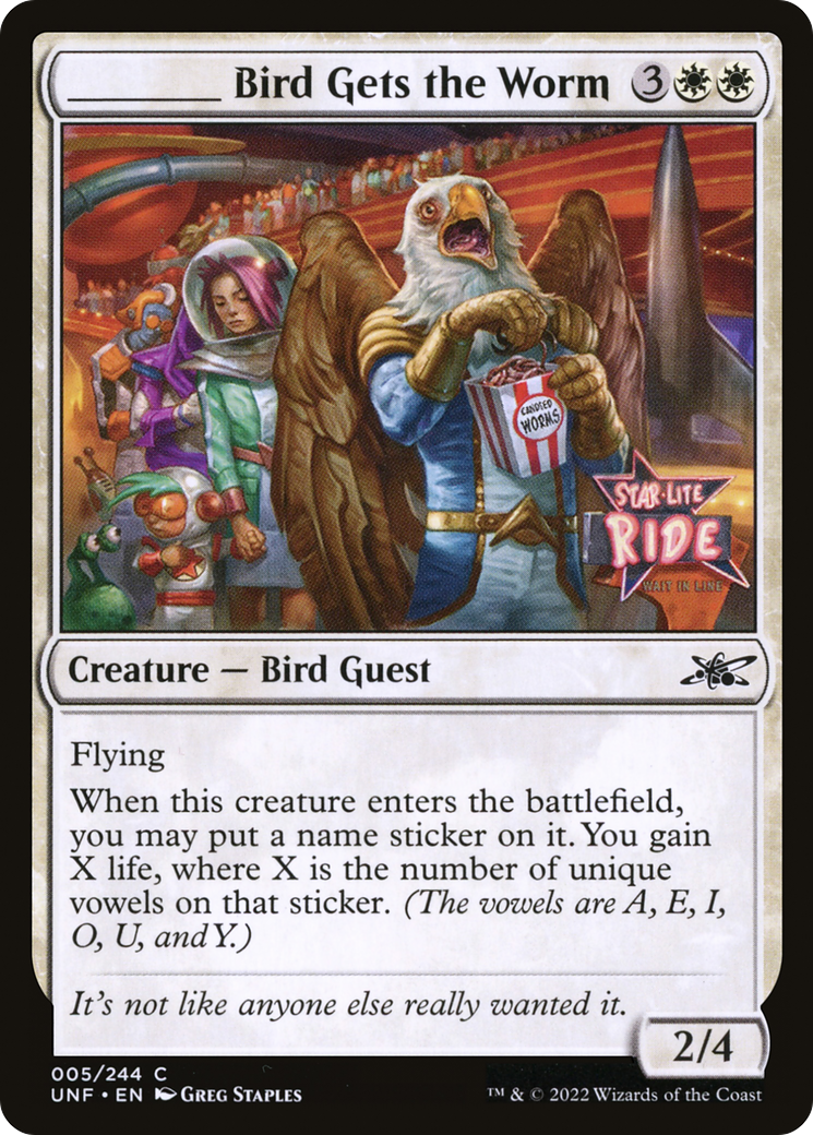 _____ Bird Gets the Worm [Unfinity] Foil
