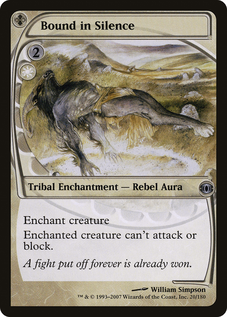 Bound in Silence [Future Sight] Foil