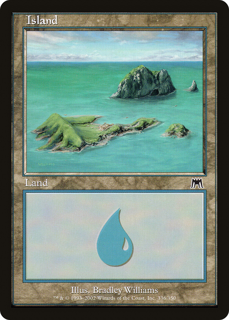 Island (336) [Onslaught] Foil