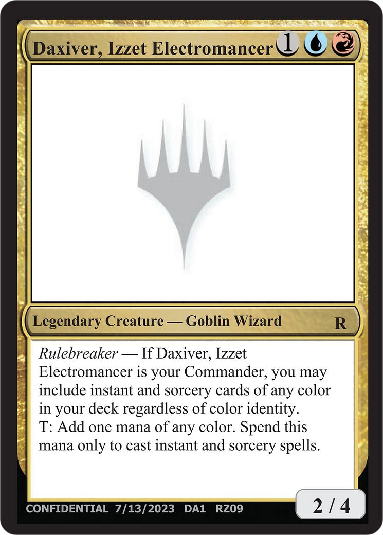 Daxiver, Izzet Electromancer (DA1-RZ09) - Unknown Event