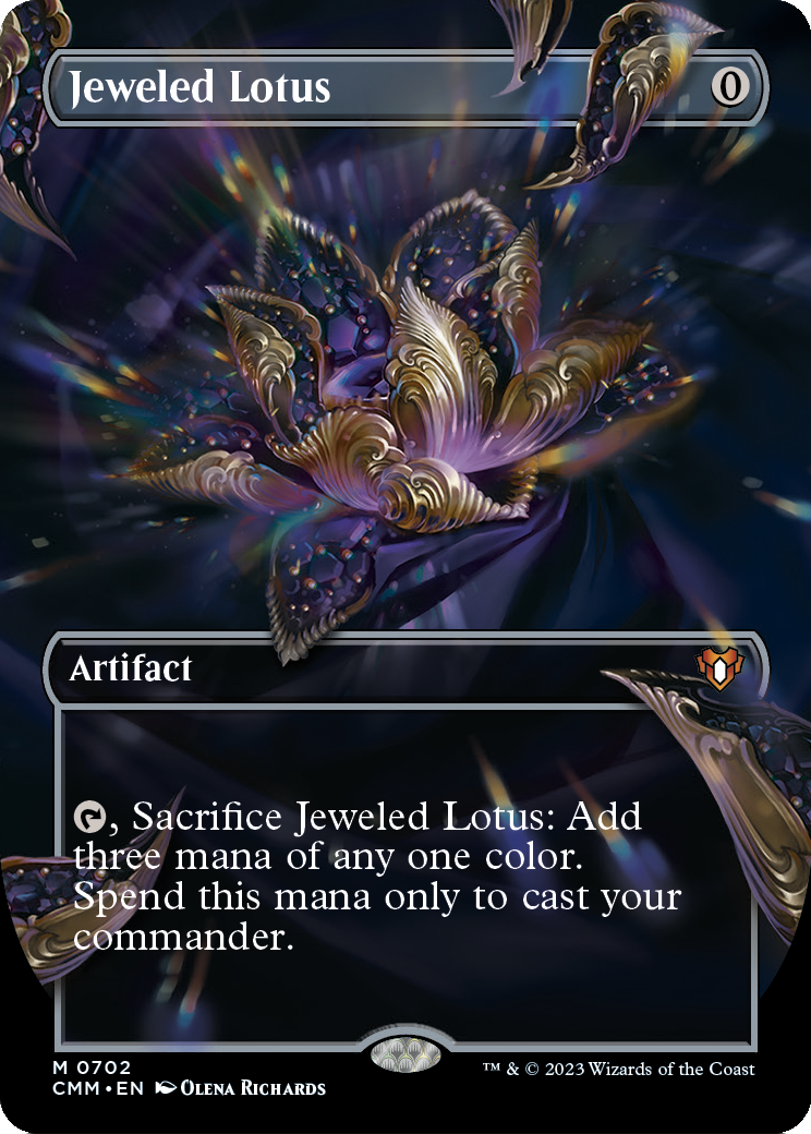 Jeweled Lotus (Borderless Frame Break) [Commander Masters]