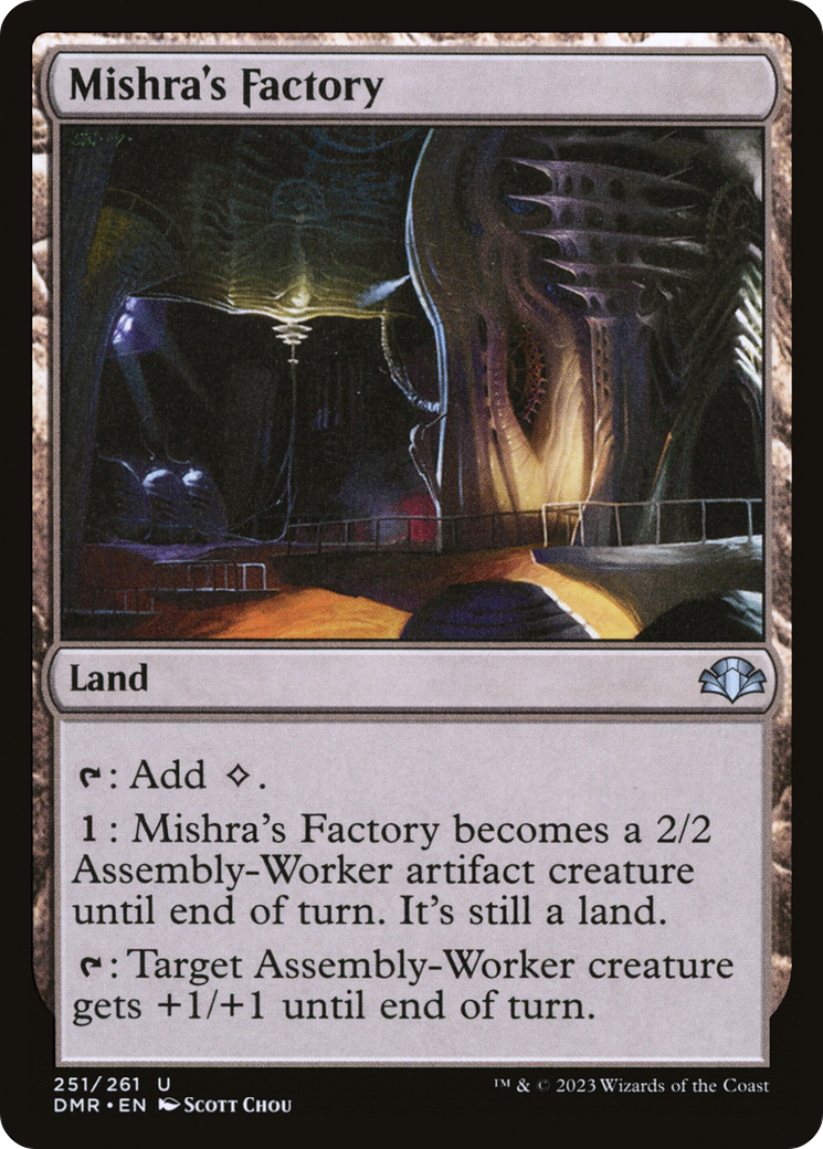 Mishra's Factory [Dominaria Remastered] Foil