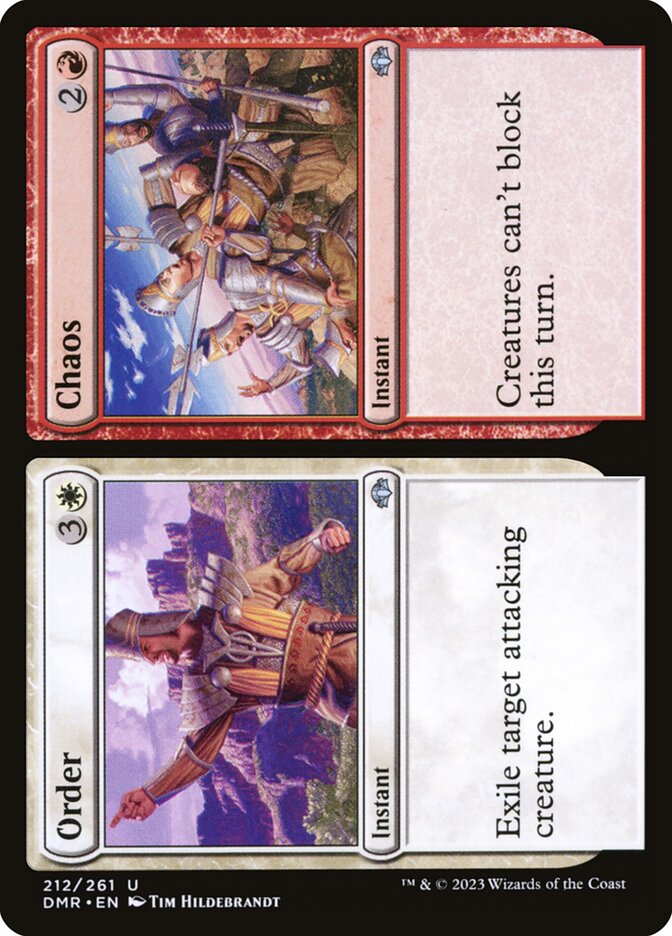 Order // Chaos 212/261 (Dominaria Remastered) 