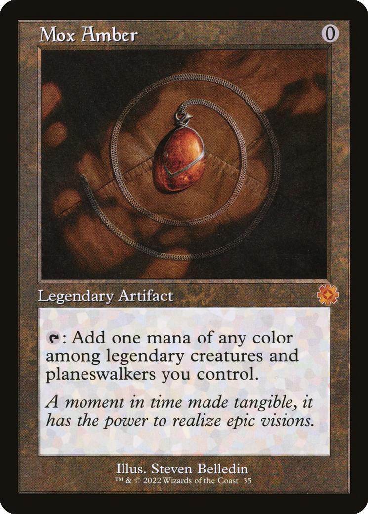Mox Amber (Retro) [The Brothers' War Retro Artifacts] Foil