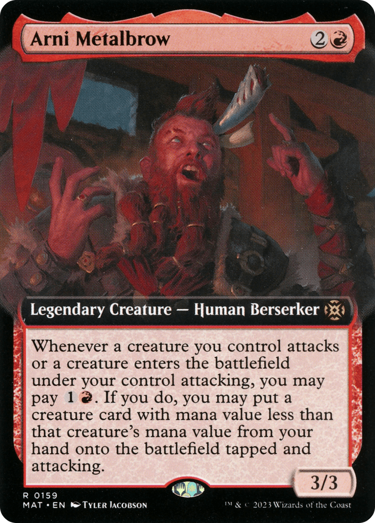 Arni Metalbrow (Extended Art) [March of the Machine: The Aftermath] Foil