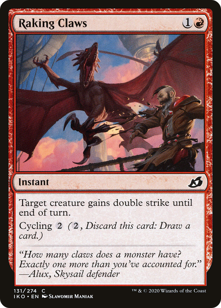 Raking Claws [Ikoria: Lair of Behemoths] Foil