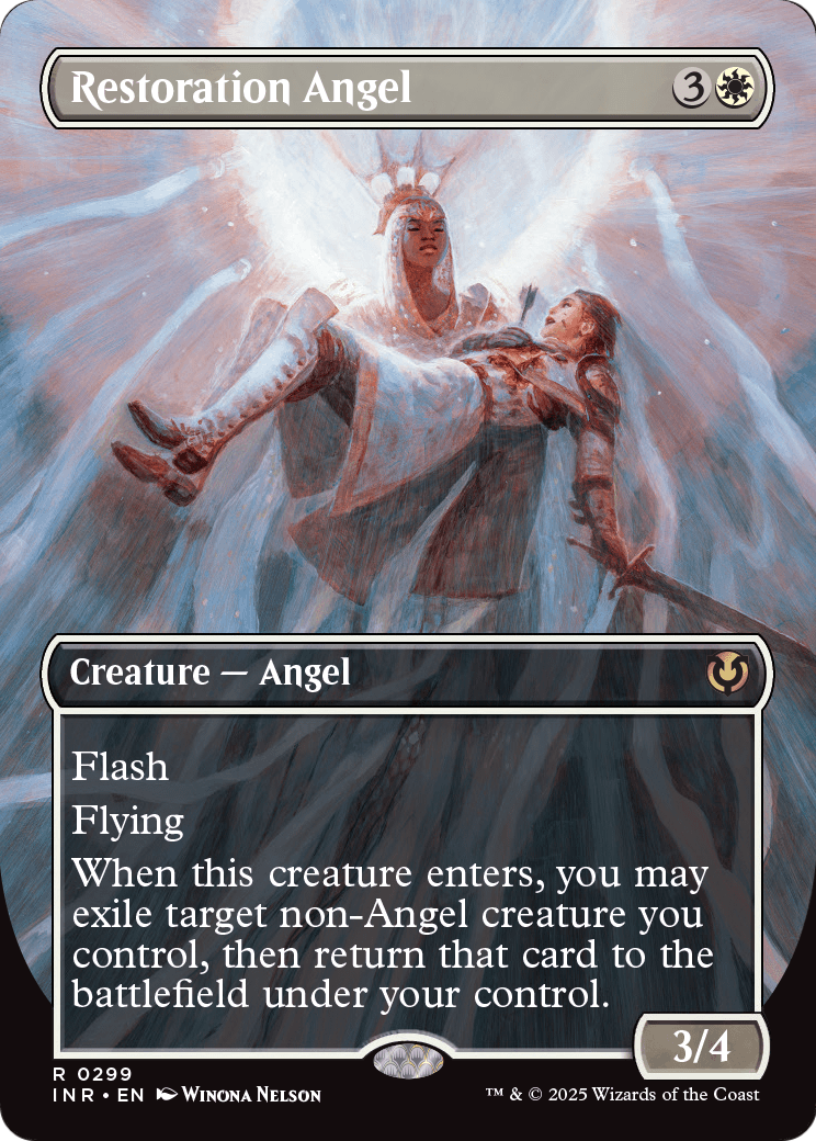 Restoration Angel (299) [Innistrad Remastered]  (Borderless) Foil