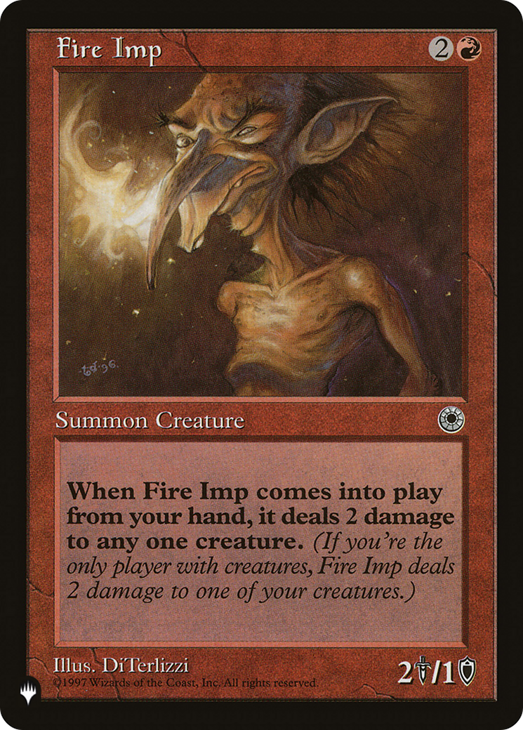 Fire Imp |  (POR-126) [The List]
