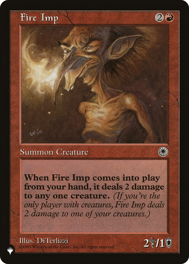 Fire Imp |  (POR-126) [The List]