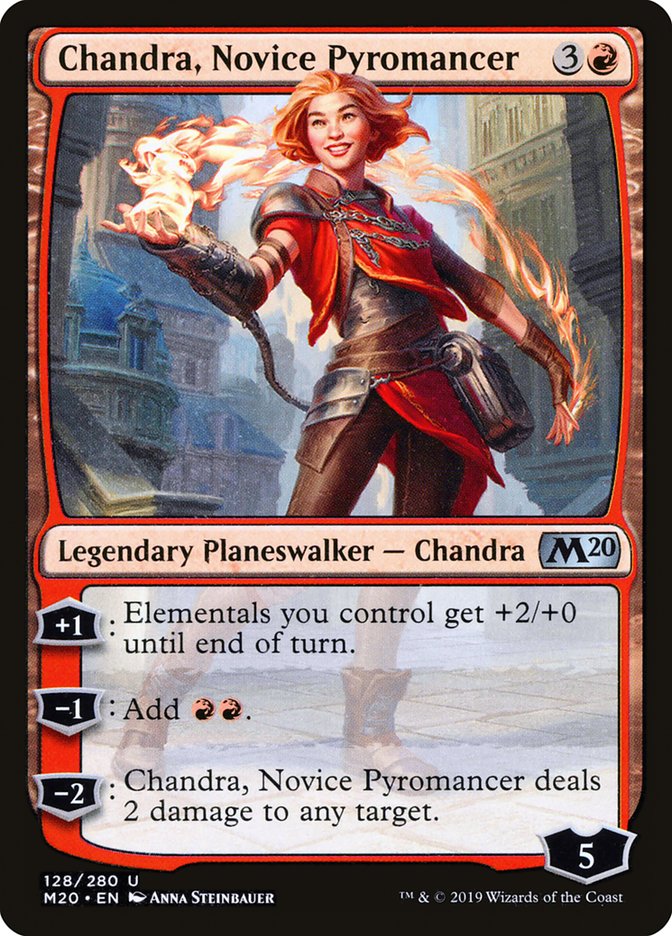 Chandra, Novice Pyromancer 128/280 (Core Set 2020) 