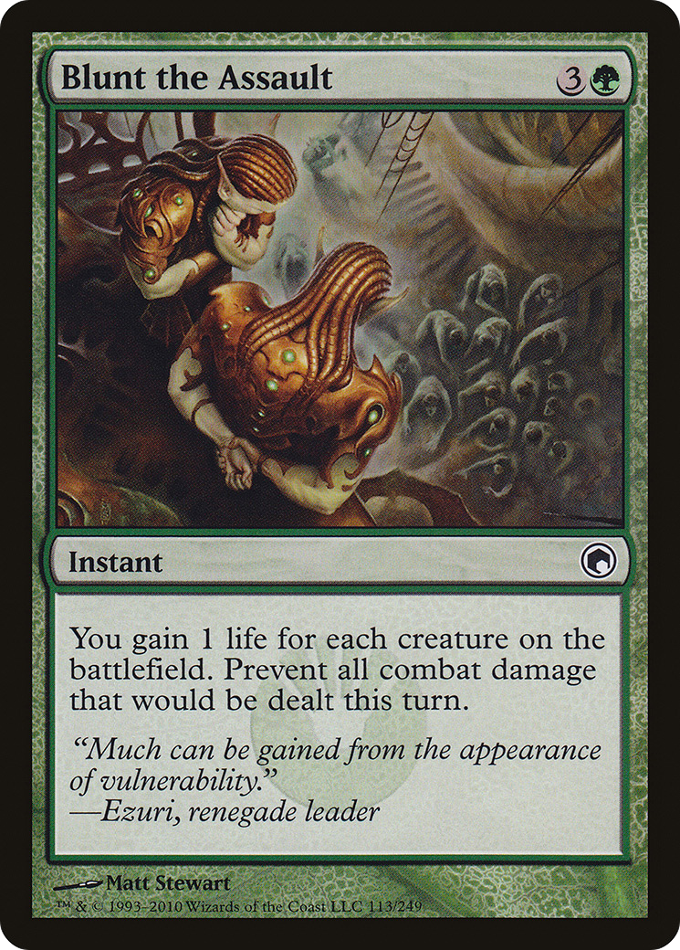 Blunt the Assault [Scars of Mirrodin] Foil