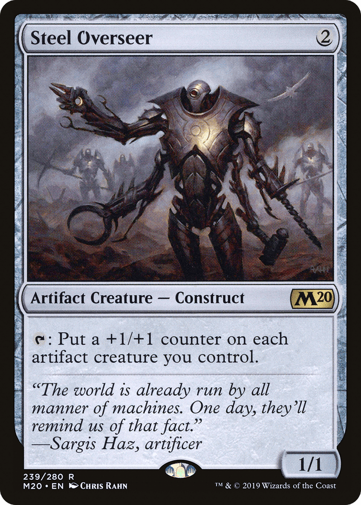 Steel Overseer [Core Set 2020] Foil