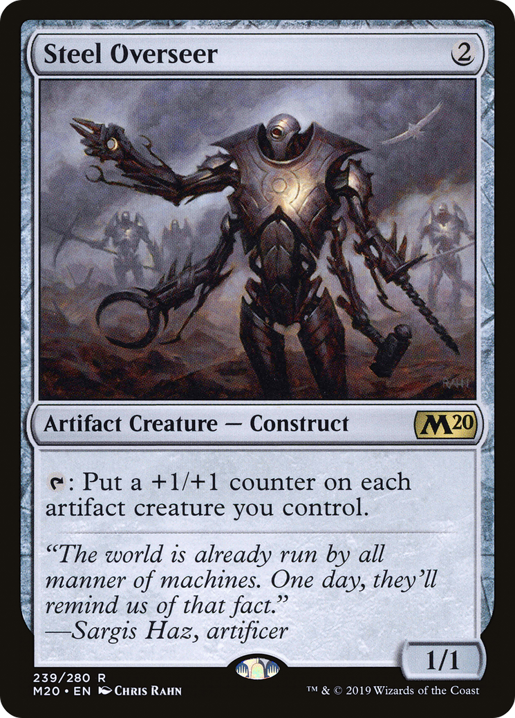 Steel Overseer [Core Set 2020] Foil
