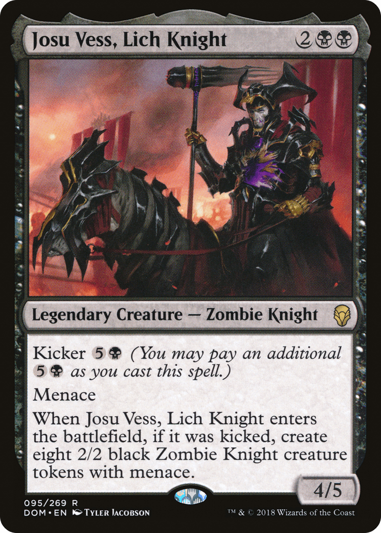 Josu Vess, Lich Knight [Dominaria] Foil