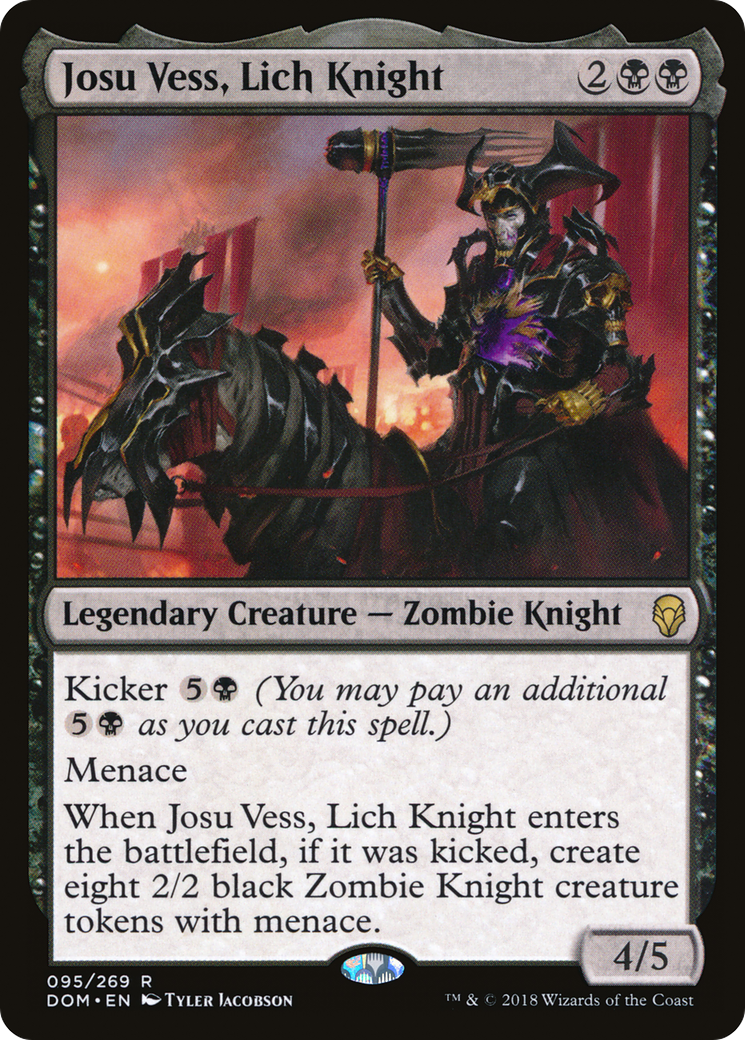 Josu Vess, Lich Knight [Dominaria] Foil