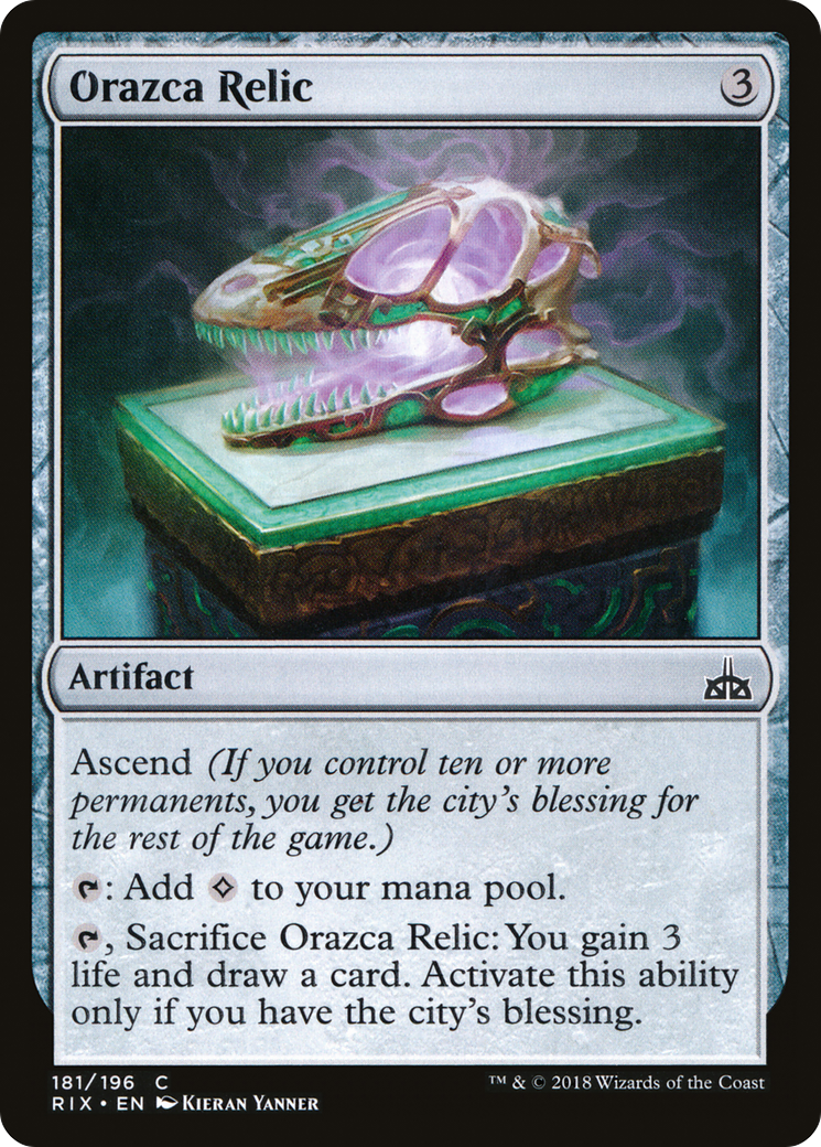 Orazca Relic [Rivals of Ixalan] Foil