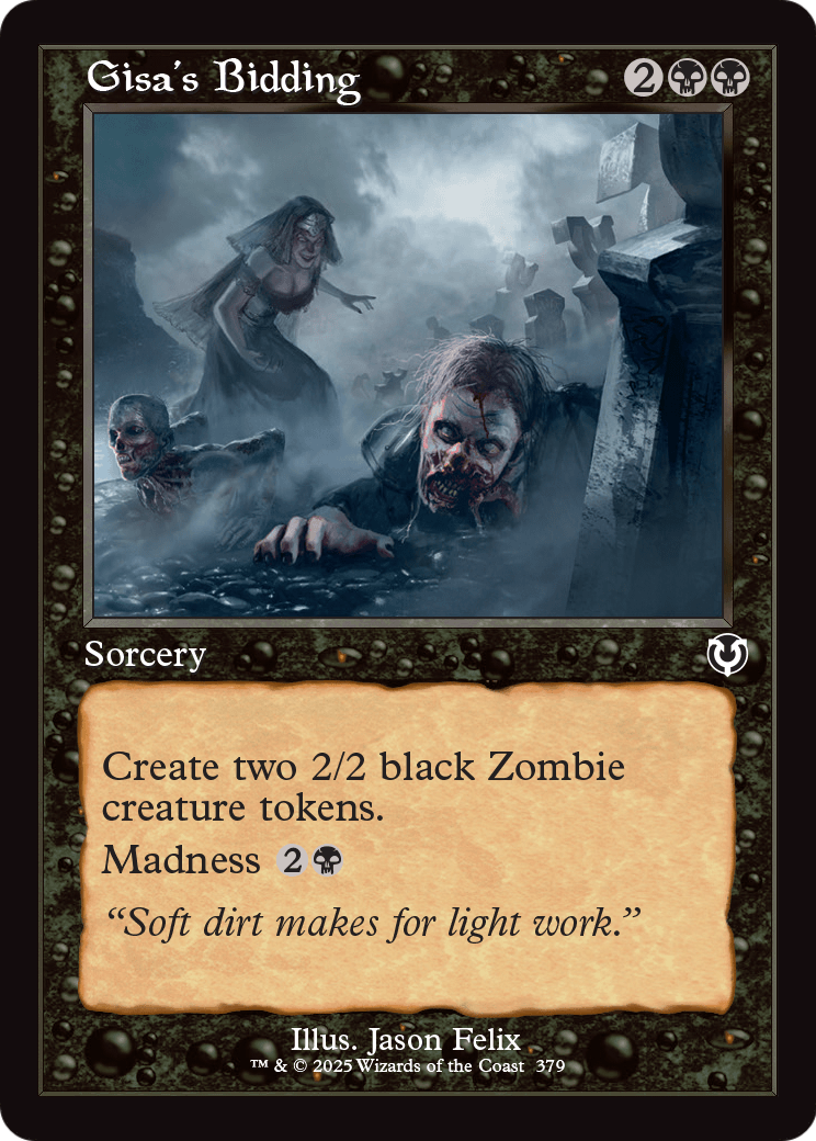 Gisa's Bidding (Retro Frame) (-379) [Innistrad Remastered]  Foil