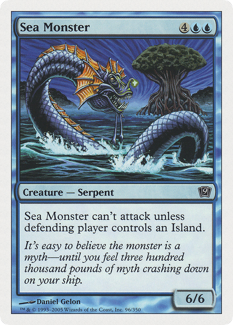 Sea Monster [Ninth Edition] Foil
